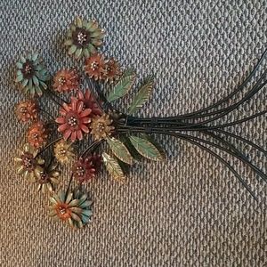 Metal flowers